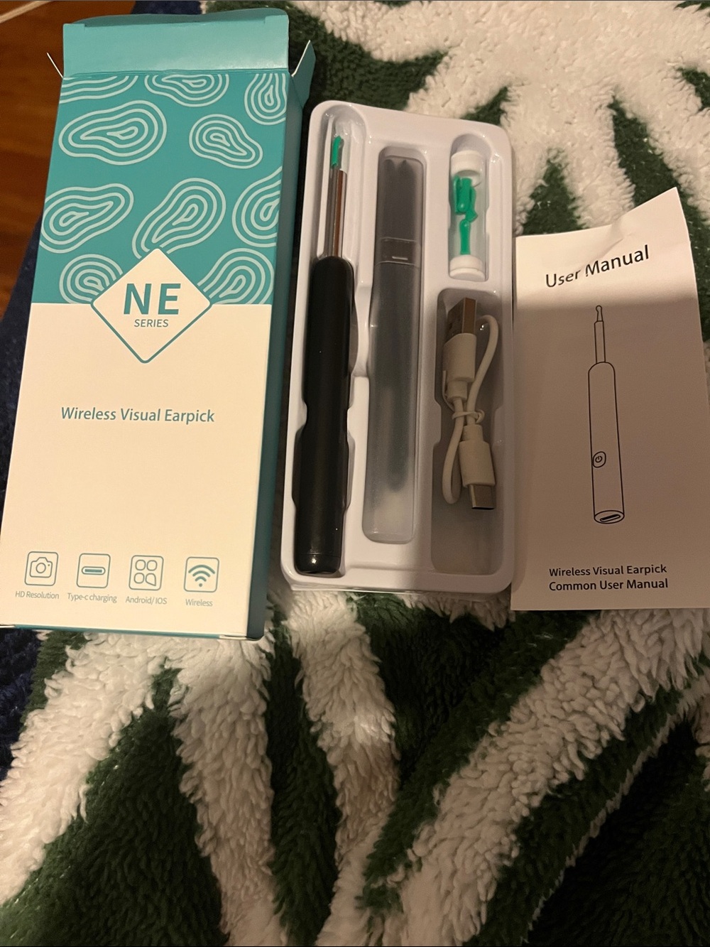N E Wireless Visual Earpick. Brand New.